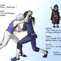 Kisame and Sasuke - Itachi versus Suigetsu